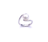 Free Form Pearl and Diamond Ring C314R3109SP