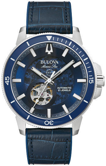 Bulova marine star automatic blue online