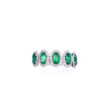 Oval Emerald Band Ring C093MR773-39