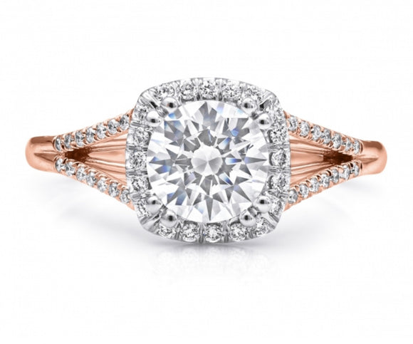 Coast Diamond Rose Gold Engagement Ring A038LC5392RG