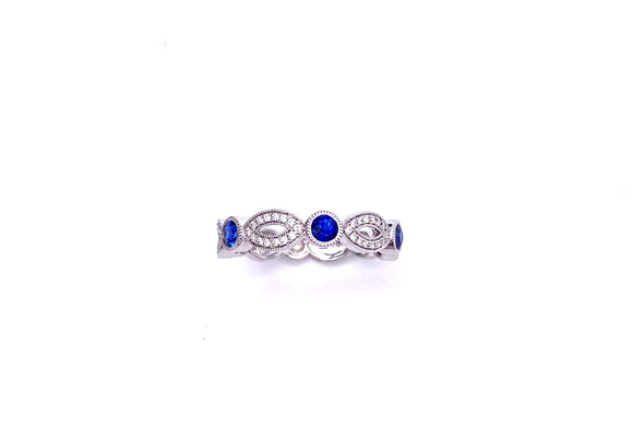 Blue Sapphire Band Ring C317ZR1600