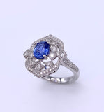 Ornate Sapphire and Diamond Ring C093UR1461WSP-2