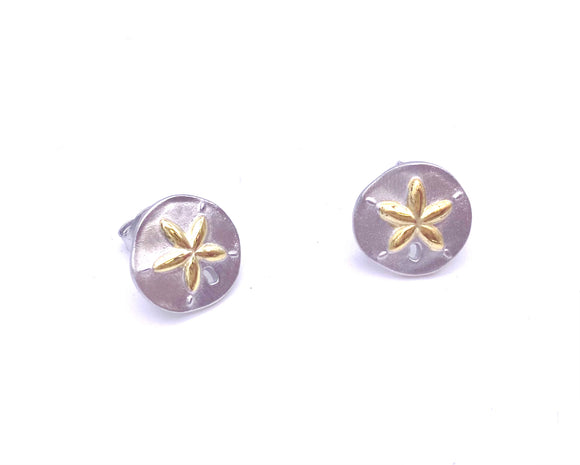 Jorge Revilla Spain Sweeties Collection Sand Dollar post Earrings  F351PE120-6851/P