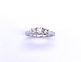 Three Stone Diamond Ring A025TSR75BW