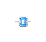Blue Topaz and Diamond Ring C401R03940BTW