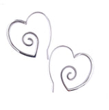 Jorge Revilla Spain Love Collection Heart Earrings F351PE-95-11962H