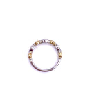 Yellow and White Diamond Band Style Ring A093UR2320-5