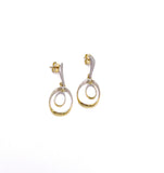 Jorge Revilla Bubble Collection Two Tone Earrings F351PE121-217/OM