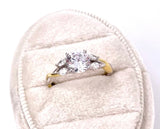 Simon G Two Tone Engagement Ring A846LR2340