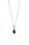 Emerald Necklace in Yellow Gold F330B440302