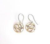 Jorge Revilla Ribbon Collection Two Tone Earrings F351PE120-7753/OM