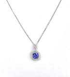 Tanzanite and Diamond Necklace F401N04559-TZW