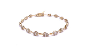 Yellow Gold Diamond Bracelet A093XB1037-Y