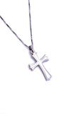 White Gold Cross Necklace F818R41008144498