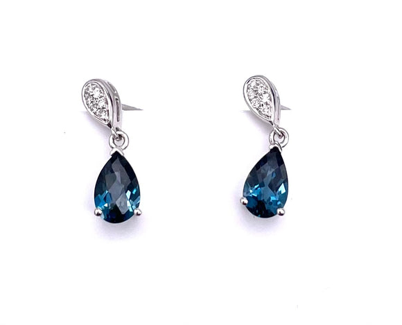 London Blue Topaz Earrings F314STE203CK-LT