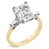 Simon G Emerald Cut Engagement Ring A846LR4015