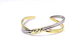 Jorge Revilla Spain Two Tone Cuff Bracelet F351PU120-9509/O