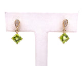 Peridot Earrings in Yellow Gold F314STE201CKP