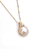 Mabe Pearl and Diamond Necklace F3143204MB