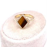 Tiger's Eye Ring in Yellow Gold C330R2033TE
