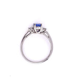 Oval Tanzanite Ring in White Gold C330B436009