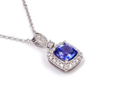 Tanzanite and Diamond Necklace F401N04559-TZW