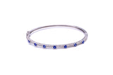 Blue Sapphire Bangle Bracelet F093EB1167-1