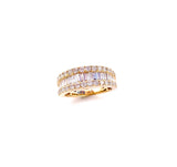 Baguette and Round Diamond Band A330B423124