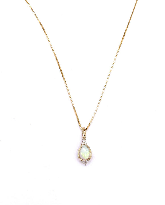 Ethiopian Opal Necklace F087P4158