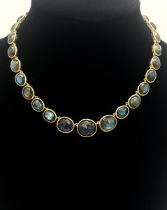 Jorge Revilla Shade Collection Labradorite Necklace F351CL-129-005LO