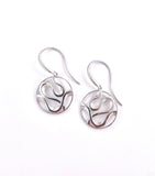 Jorge Revilla Sterling Ribbon Collection Earrings F351PE120-7753/M