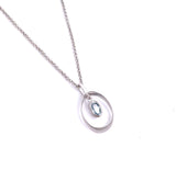 Jorge Revilla Spain Bubble Collection Blue Topaz Pendant F351CG121-217