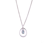 Jorge Revilla Spain Bubble Collection Blue Topaz Pendant F351CG121-217