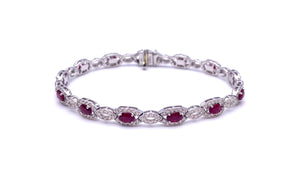 Ruby and Diamond Bracelet