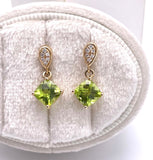 Peridot Earrings in Yellow Gold F314STE201CKP