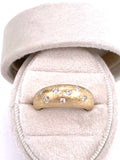 PeJay Creations Florentine Dome Ring With Rubbed In Diamonds A070FD19622.F/14Y