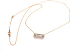 PeJay Creations Green Amethyst Necklace F070PE19543/GA/144
