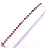 Yellow Gold Garnet Tennis Bracelet F314B0003G