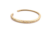 PeJay Creations Hinged Bangle Bracelet With Diamonds Rubbed In A070B19796/F/14Y