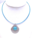 Jorge Revilla Sterling and Chalcedony Necklace F351CG120-5349/C