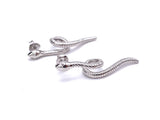 Jorge Revilla Post Style Snake Earrings F351PE120-458