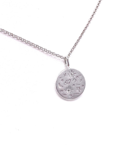 Jorge Revilla Spain Planetarium Collection Necklace F351CG120-6930/BT