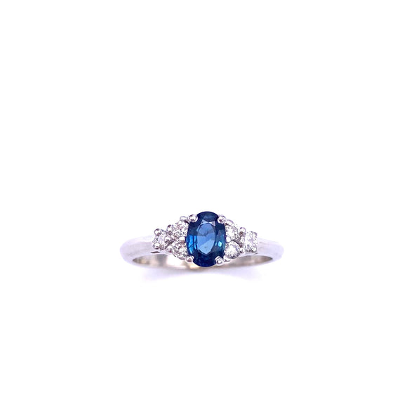 Estate Blue Sapphire Ring