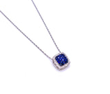 Pave Sapphire Necklace F330B22282D
