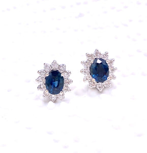 Estate Sapphire Earrings