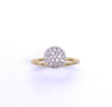 Two Tone Gold Diamond Pave Ring A3172R1898Y211160