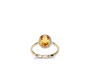Citrine Ring in Yellow Gold C223R8678CT