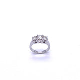 Round Brilliant Three Stone Diamond Ring A025TRS150BW