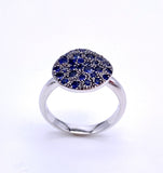 Pave Sapphire Ring C804RG02665WG