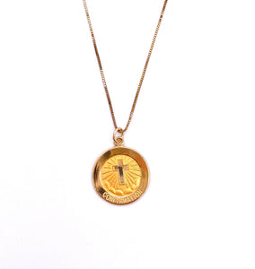 Yellow Gold Confirmation Necklace F818R5045